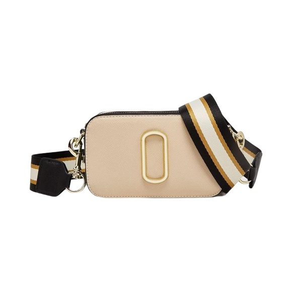 Handbags - Snapshot Crossbody Bag Beige Clutch and Shoulder Bag